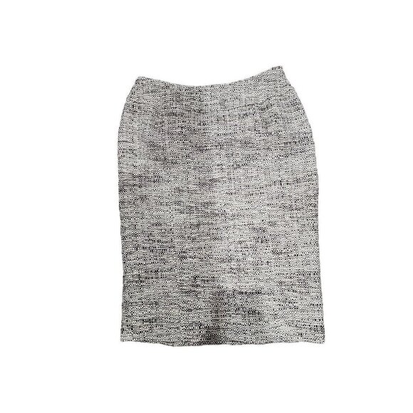 Lafayette 148 2 skirt New York pencil Tweed Brown Tan Gold Lined Virgin Wool 2 - Picture 1 of 7